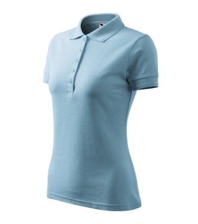Polo Pique Polo donna MALFINI 210 - 200 g/m² - celeste