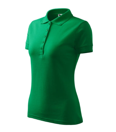Polo Pique Polo donna MALFINI 210 - 200 g/m² - verde medio