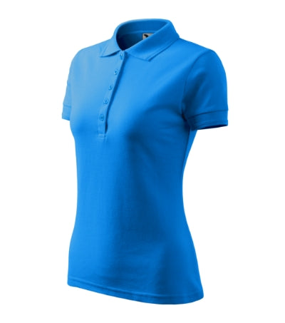 Polo Pique Polo donna MALFINI 210 - 200 g/m² - blu mare