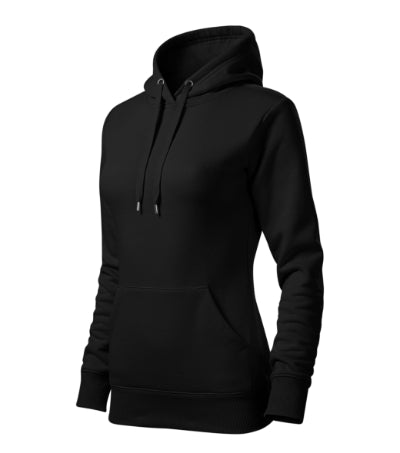 Felpa con cappuccio Cape donna MALFINI 414 - 320 g/m² - nero