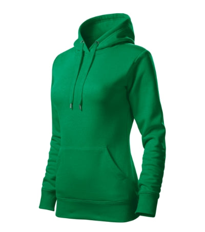 Felpa con cappuccio Cape donna MALFINI 414 - 320 g/m² - verde medio