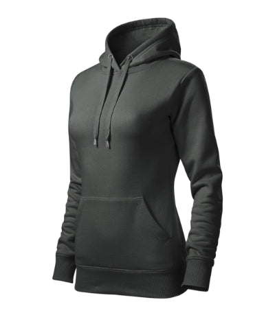 Felpa con cappuccio Cape donna MALFINI 414 - 320 g/m² - ardesia scura