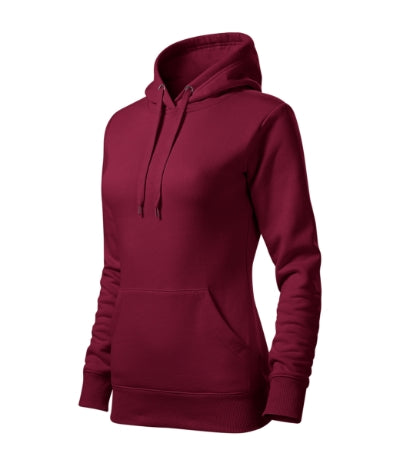 Felpa con cappuccio Cape donna MALFINI 414 - 320 g/m² - granata